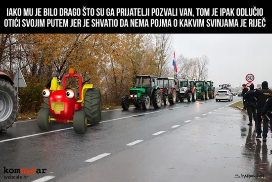 Traktor Tom u epizodi Radmanove Svinje