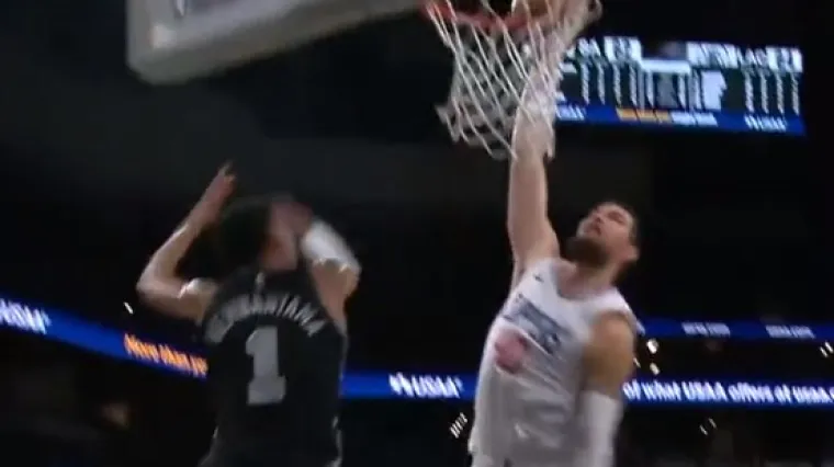 Amerikanci u transu, komentatori vrište: Naš Ivica Zubac izdominirao 'čudo' od 225 centimetara, pogledajte što mu je radio