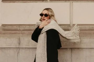 Besprijekoran jesenski look: Lidija Lešić pokazala kako se nosi oversize šal