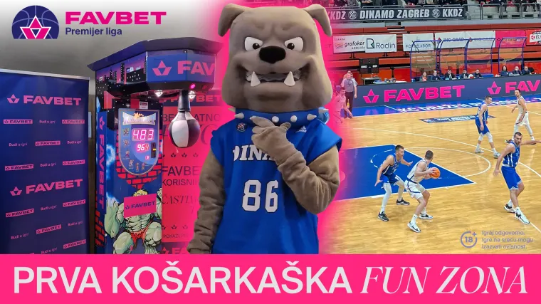 NA UTAKMICI U KO&Scaron;ARKA&Scaron;KOM CENTRU DRAŽEN PETROVIĆ POSTAVLJENA FAVBET FUN ZONA