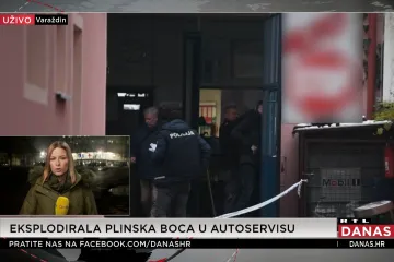 Vlasnici autoservisa u &scaron;oku. U trenutku eksplozije u njemu bio i njihov sin: 'Zvučalo je kao sudar'