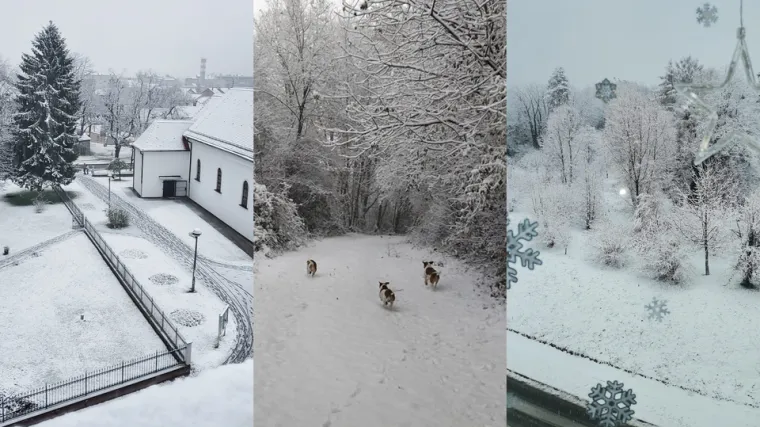 Pogledajte idilične prizore iz Slavonije, a prognostičari najavljuju jo&scaron; snijega. Donosimo visine bijelog pokrivača po gradovima