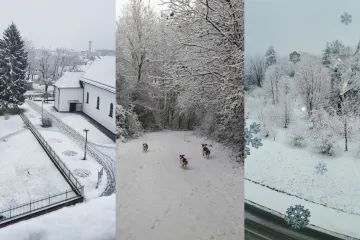 Pogledajte idilične prizore iz Slavonije, a prognostičari najavljuju još snijega. Donosimo visine bijelog pokrivača po gradovima