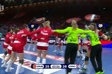 Pala je i Crna Gora, a evo i burnog slavlja hrvatskih reprezentativki: Bravo djevojke, nema predaje!