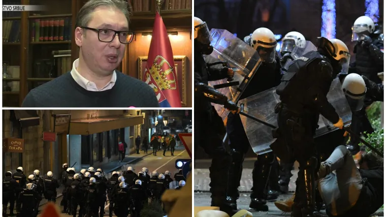 Vučić se ponovno obratio javnosti: 'Svi nasilnici će biti uhićeni. Gdje god da se sakriju, neće se moći sakriti'