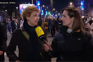 Beograd opet na ulicama protiv Vučića: 'Uhitli su gimnazijalce, roditelji ne znaju gdje su im djeca'