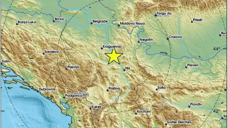 Dva potresa pogodila Srbiju: Tresli se Golubac i Varvarin