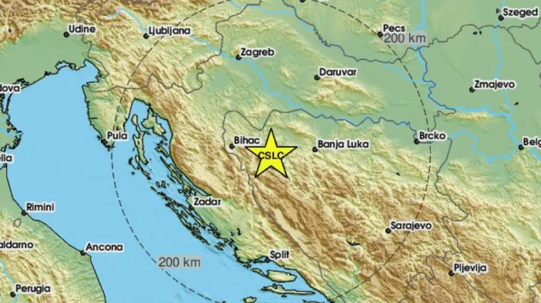 Potres zatresao Dalmaciju. Epicentar bio u BiH, ali osjetio se i u Splitu: 'Poput grmljavine'