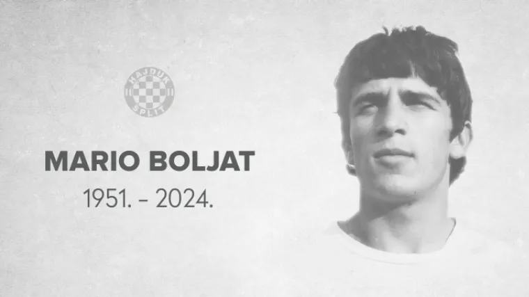 U 73. godini iznenada preminuo legendarni nogometaš Hajduka Mario Boljat