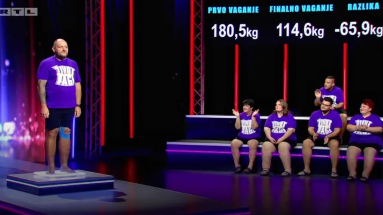 Dvoje ih je palo ispod 100 kilograma, a Pero je izgubio nevjerojatnih 65,9 kilograma