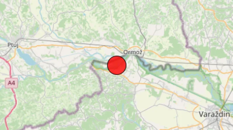 Potres uznemirio ljude kod Varaždina, a osjetio se i u Zagrebu: 'Sve nas je probudilo, dosta se osjetilo'