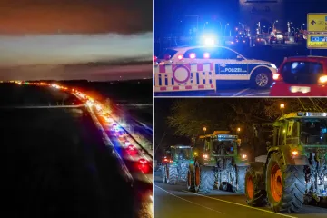 Masovni prosvjed u Njemačkoj:  Ljutiti poljoprivrednici traktorima blokirali autoceste, automobili stoje u kolonama