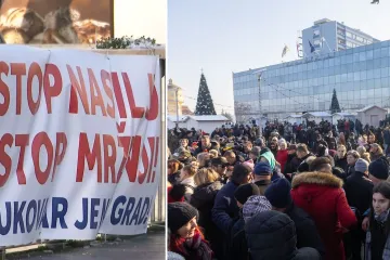 Vukovarci poručili STOP nasilju: 'Proživjeli smo svašta, nikakvo nasilje i teror ne podnosimo. Treba živjeti u miru!'