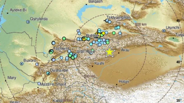 Potres magnitute 7 na granici Kine i Kirgistana; Ljudi pobjegli na hladnoću u pidžamama: 'Sve se treslo'