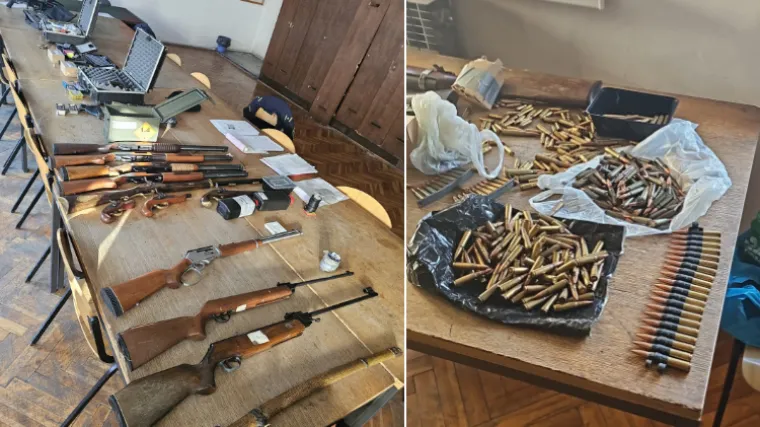 Sve je bilo nadohvat djeci i unucima: Držali golem arsenal - pu&scaron;ke, pi&scaron;tolje, samurajski mač, streljivo...