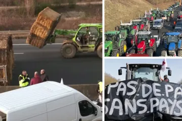 Francuski farmeri kipte. Plan? Opsada metropole i zauzimanje tržnice koju zovu hladnjak Pariza