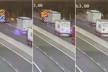 VIDEO Trenuci smrti na autocesti: Vozač kamiona ignorirao znak, autoput D1 u susjedstvu postao propri&scaron;te horora