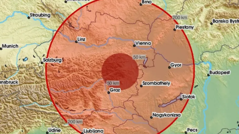 Potres pogodio Austriju: 'Bio je kratak i snažan. Probudio me'