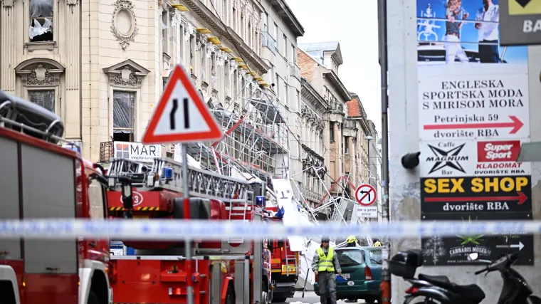 Skela koja se urušila u Zagrebu uklonjena. Strahuju li građani?: 'Sad se više ne osjećam sigurno'