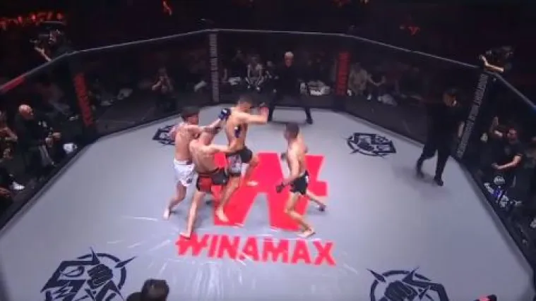 Ovako ne&scaron;to jo&scaron; nismo vidjeli: MMA borac protiv trojice 'običnih' u kavezu