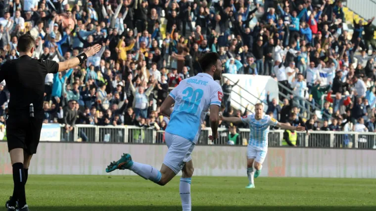 Rijeka uvjerljiva protiv Lokomotive za ostanak na prvom mjestu HNL-a