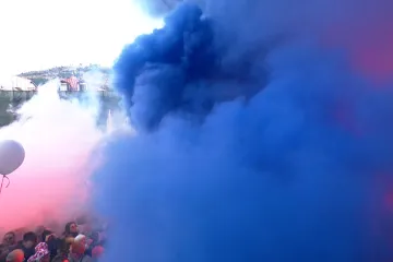 Totalna euforija na Stradunu na dočeku zlatnih vaterpolista