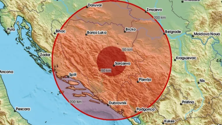 Jak potres pogodio BiH: 'Opasno je zatreslo. Izbacio me iz kreveta'