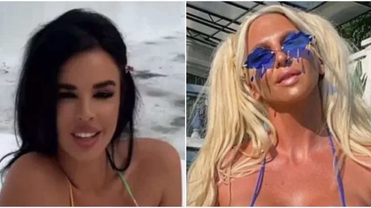 Jelena Karleuša kopira Ivanu Knoll? Pozirale u sličnim bikinijima, kojoj bolje stoji?