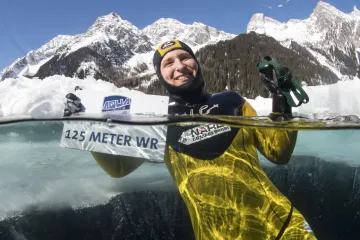 Rovinjanka Valentina zaronila ispod debelog leda i srušila svjetski rekord