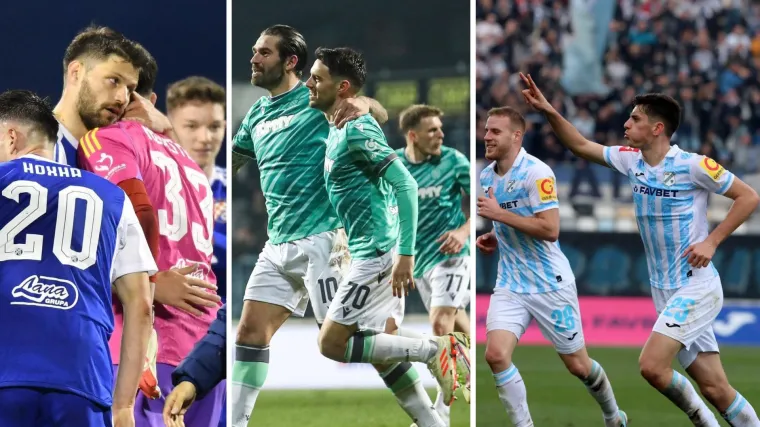 Čeka nas prava HNL ludnica. Ovo je raspored Dinama, Rijeke i Hajduka do kraja sezone