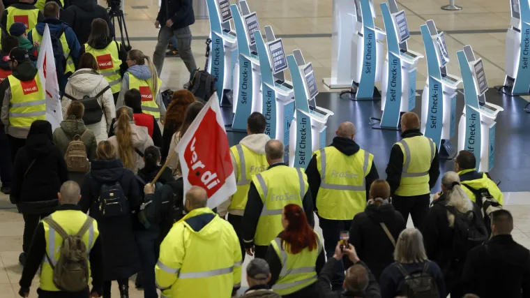 &Scaron;trajkovi u njemačkim zračnim lukama, bit će otkazano 580 letova