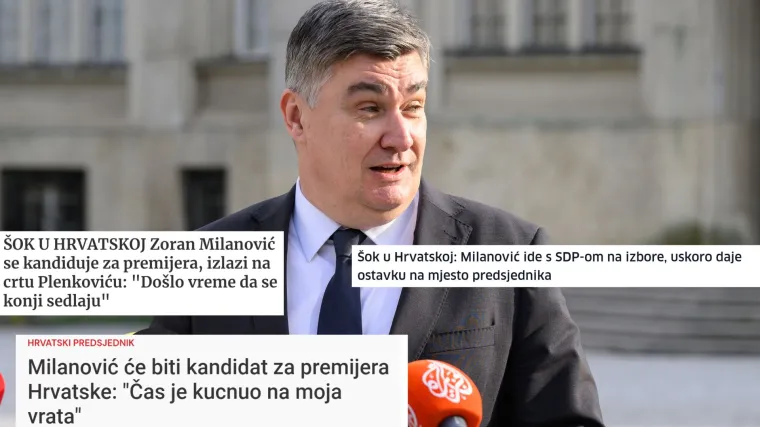 I mediji u susjedstvu &scaron;okirani Milanovićevim potezom pa se raspisali: To im je postala glavna vijest