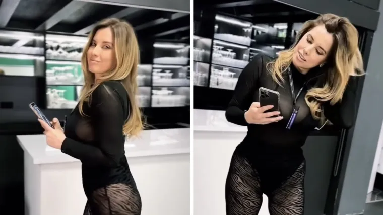 Nives Celzijus pokazala rezultate treninga u seksi najlonkama i tijesnom topu