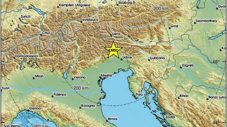 Snažan potres pogodio sjevernu Italiju, osjetio se i u Hrvatskoj: 'Kuća se zatresla'