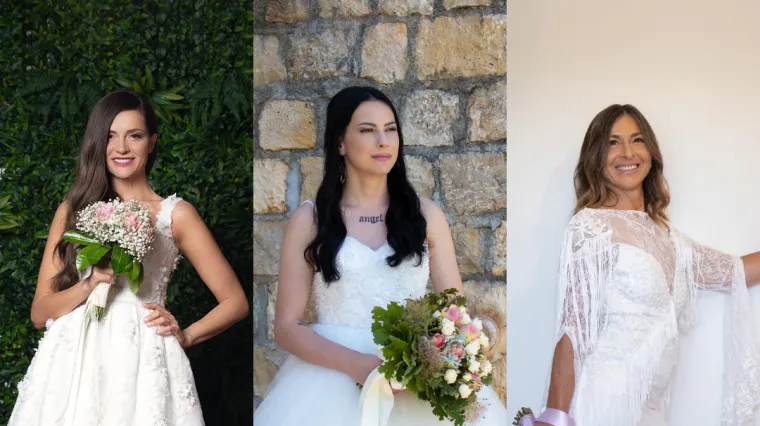 Koja vjenčanica vam se najvi&scaron;e sviđa? Karmen, Mura Klara i Danijela zasjale u bijelom