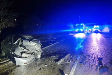 Stravična nesreća u Istri: BMW se u sudaru doslovno prepolovio, više je ozlijeđenih