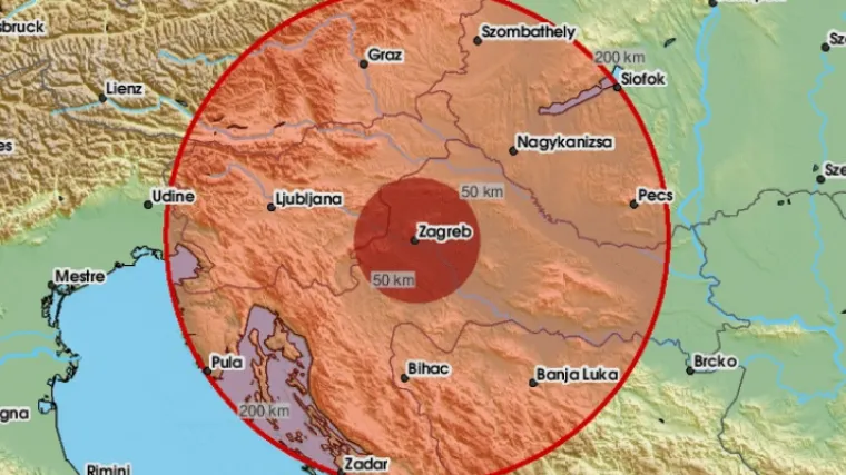 Slab potres u Zagrebu: 'Kratka tutnjava i udarac na kraju'