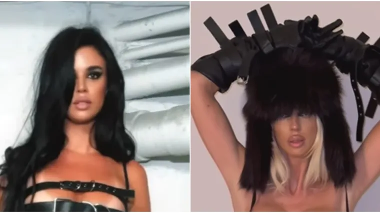 Je li Ivana Knoll kopirala Karleu&scaron;u? Pro&scaron;etala garažom odjevena u crno remenje