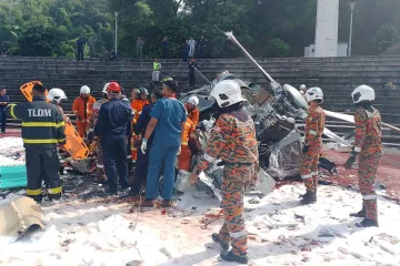 Tijekom probe za paradu sudarila se dva vojna helikoptera. Na licu mjesta poginulo deset ljudi