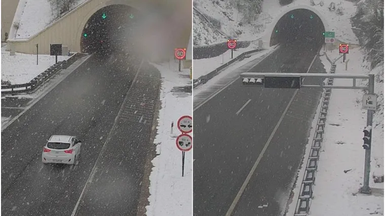 Jutros se negdje nose i kape zbog gustog snijega koji pada, za vikend obrat: Grijat ćemo se na 25!