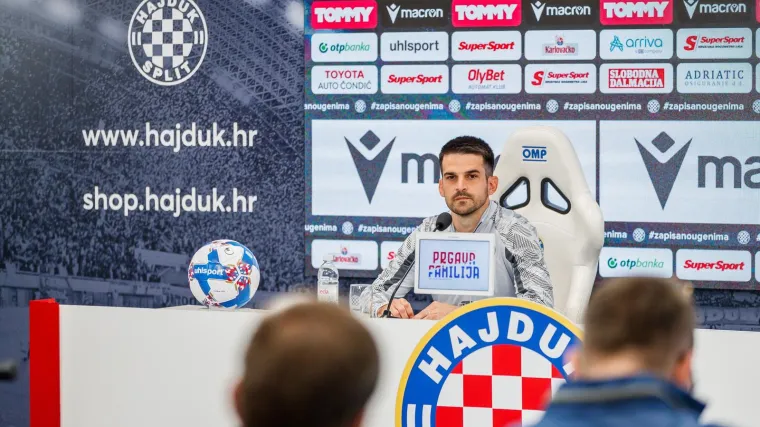 Trener Hajduka izašao pred novinare: 'Ostanak na klupi? Nezahvalno pitanje. Livaja neće igrati'