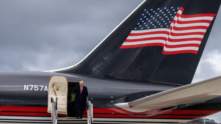 Trumpov Boeing 757 udario u parkirani zrakoplov