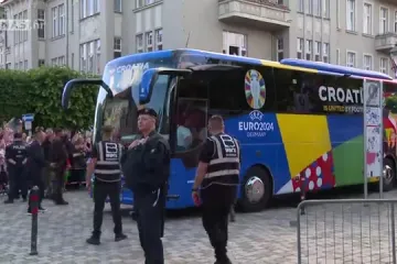 Pogledajte kako je izgledao doček Vatrenih u Neuruppinu