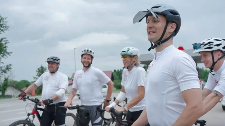 Uz poneku ozljedu, sunce i kišu, nakon 142 kilometra kolege sa POP TV-a stigli do Krapinske