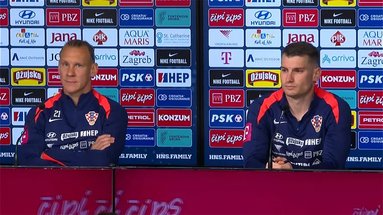 Livaković i Vida pred novinarima: 'Nadam se da će Gvardiol prestići Modrića'