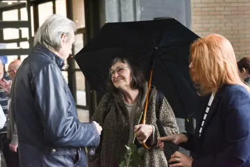 Sprovod glumca Duška Valentića u krematoriju