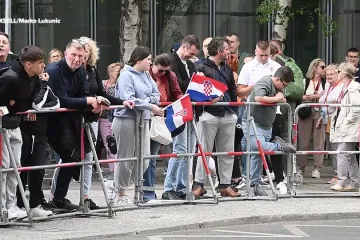 Dolazak hrvatske reprezentacije u hotel u Berlinu