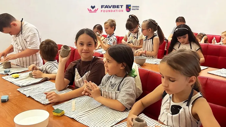 Održana je besplatna radionica keramike za ukrajinsku djecu u Zagrebu