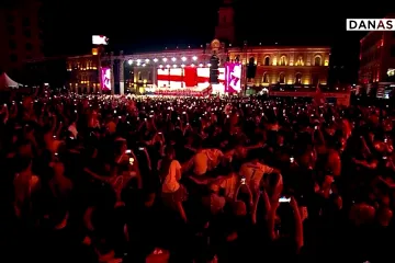 Tisuće na ulicama dočekale Gruzijce nakon povijesnog uspjeha na Euru u Njemačkoj