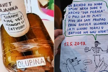 Turisti iz mora u Istri izvukli pet godina staru poruku bivšeg radnika Uljanika